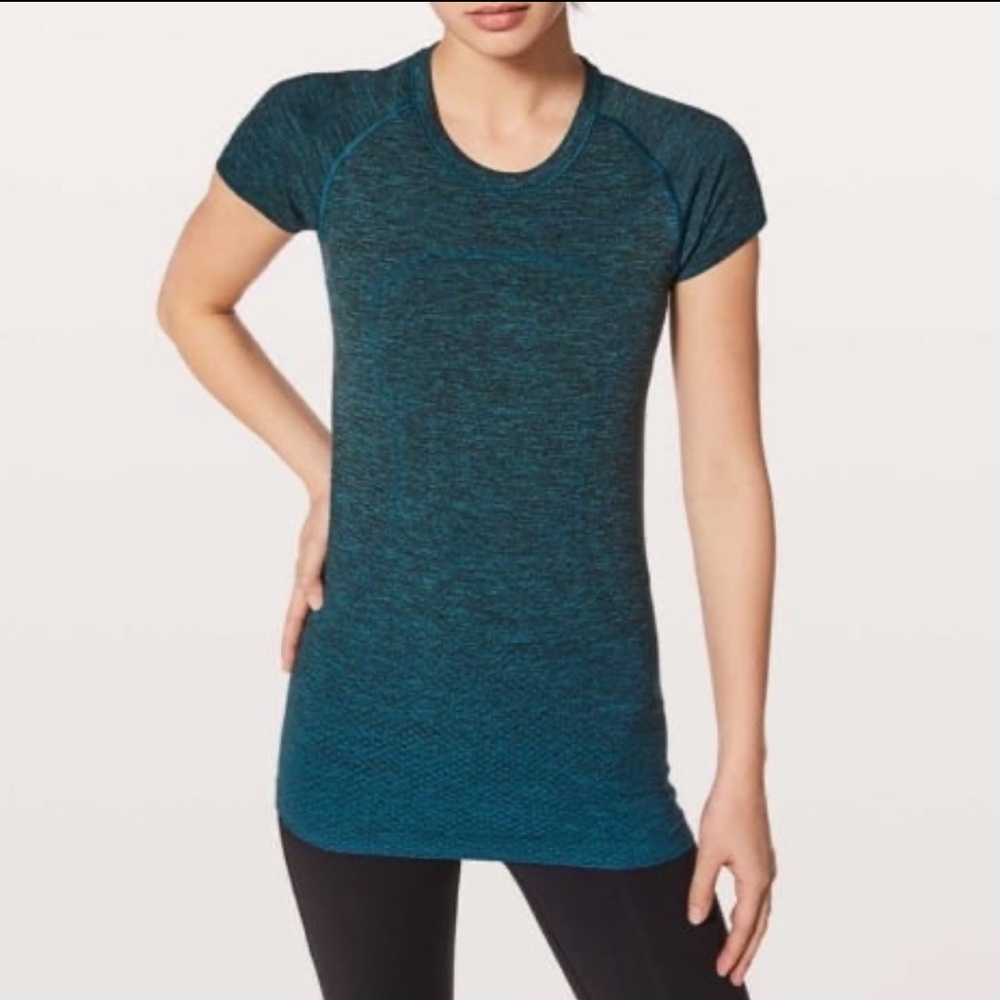 ✨SALE Lululemon Swiftly Tech 6 S Poolside Blue Black